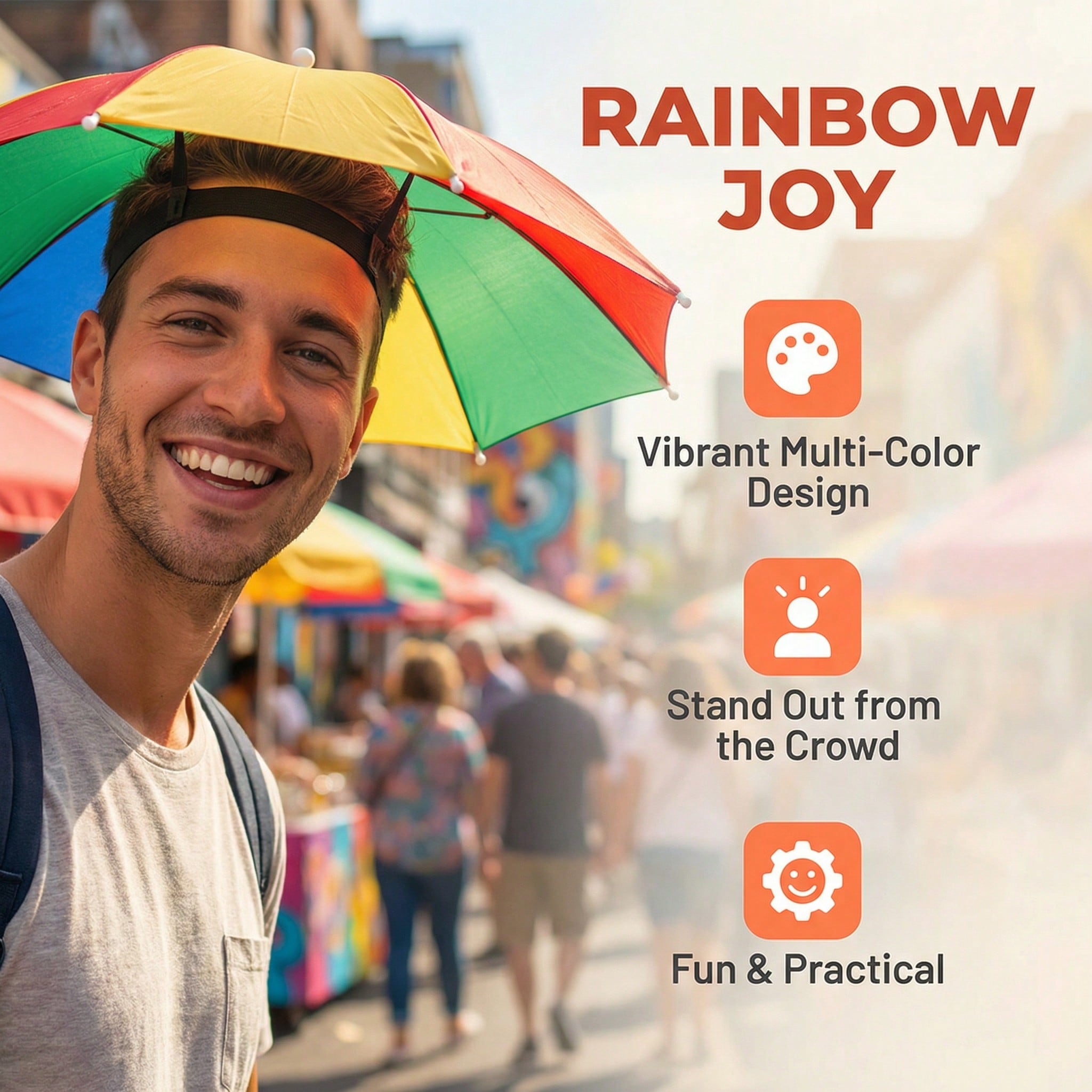 Hands Free Head Wear Umbrella  - مراجعة Cycling Commute In Rain وسعره