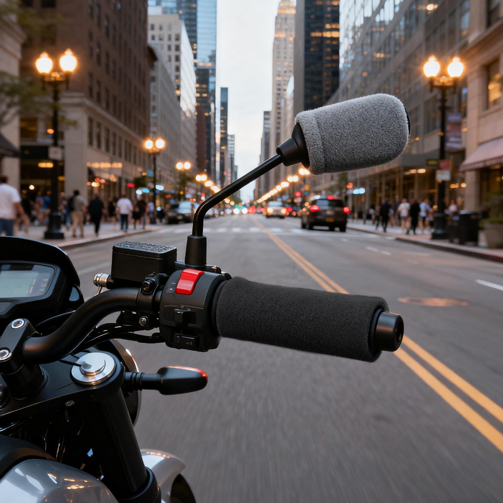 Motorcycle Handle Grip Covers  - مراجعة Winter Cycling Commute وسعره