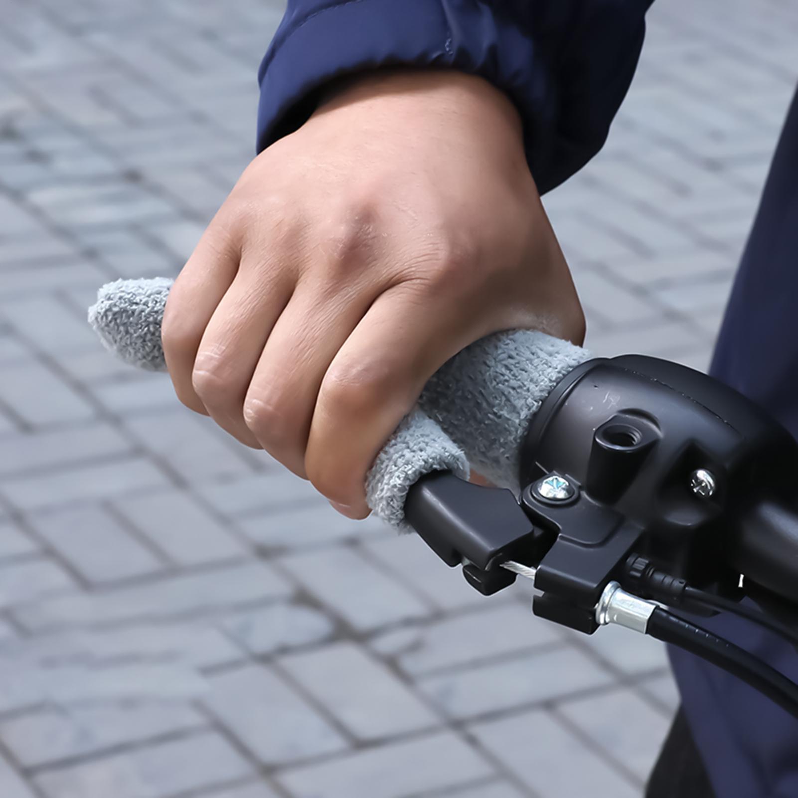 Motorcycle Handle Grip Covers  - مراجعة Winter Cycling Commute وسعره