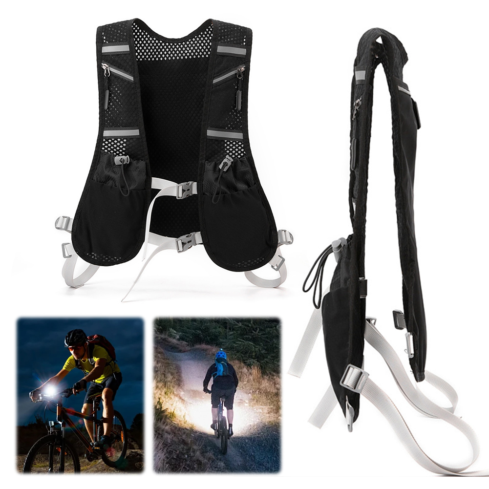 Hydration Running Vest Reflect - مراجعة Reflective Vest Cycling وسعره