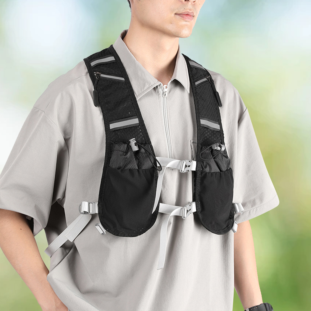 Hydration Running Vest Reflect - مراجعة Reflective Vest Cycling وسعره