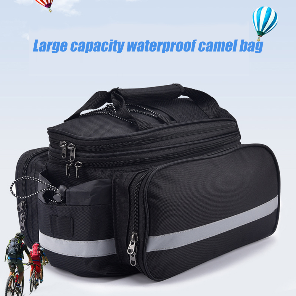 1pcs Bicycle Trunk Bag Bike Re - مراجعة Panniers Waterproof Rear وسعره