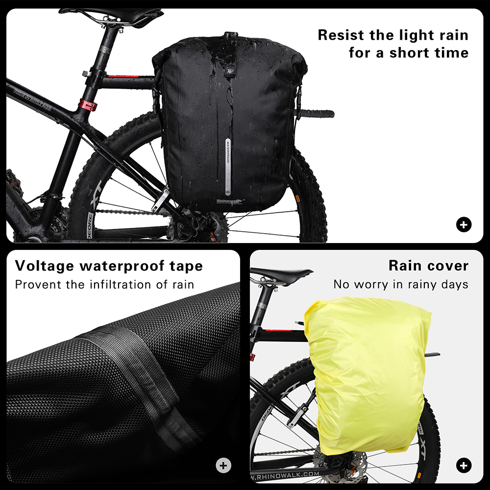 Rhinowalk Waterproof Bike Pann - مراجعة Panniers Waterproof Rear وسعره