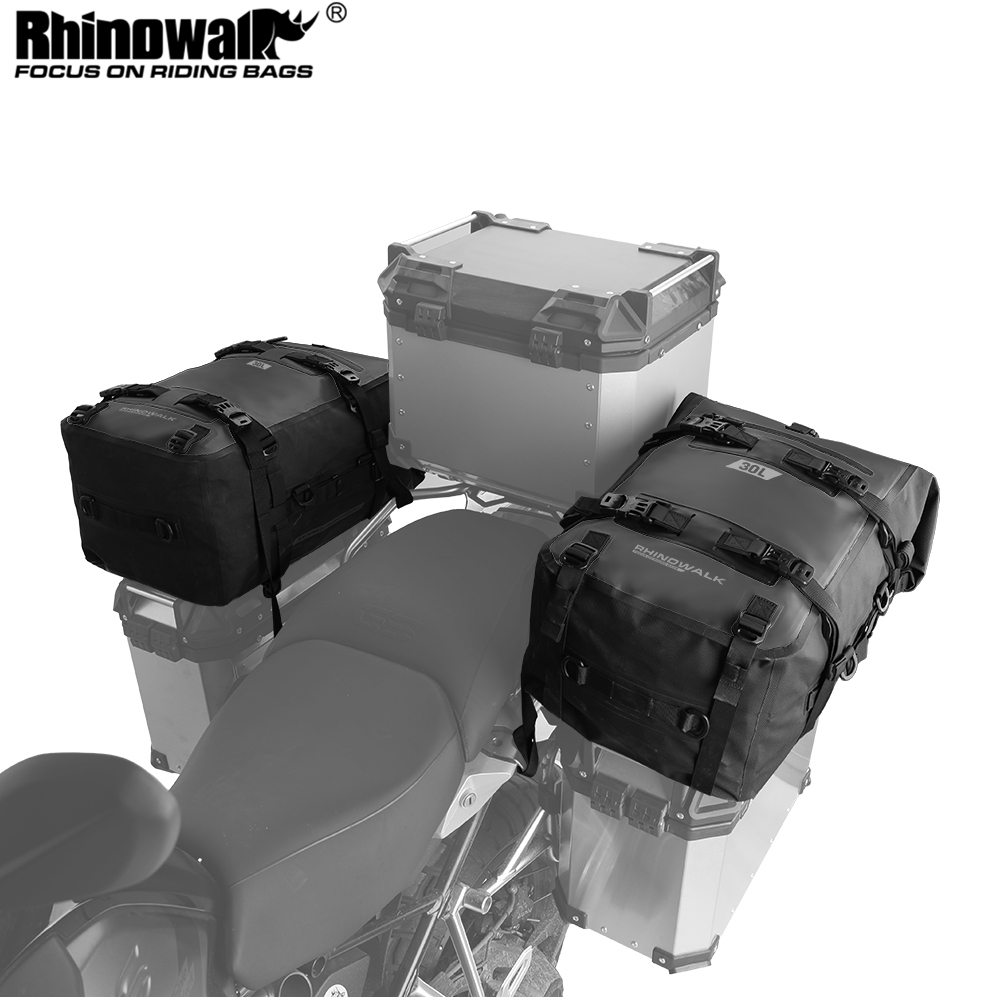 Rhinowalk Motorcycle Box Top P - مراجعة Panniers Waterproof Rear وسعره