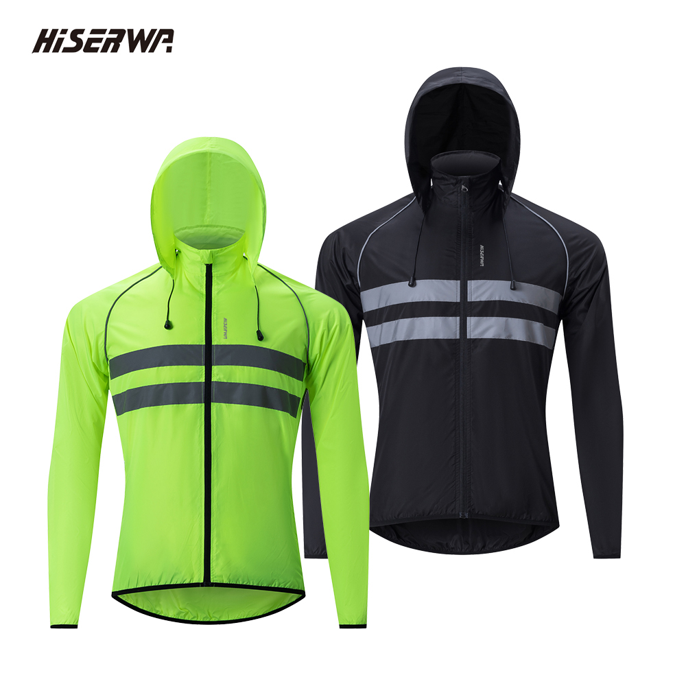 HISERWA Men Cycling Windbreake - مراجعة Cycling Commuter Jacket وسعره