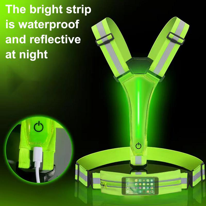 Safety Reflective Vest LED Lig - مراجعة Reflective Vest Cycling وسعره