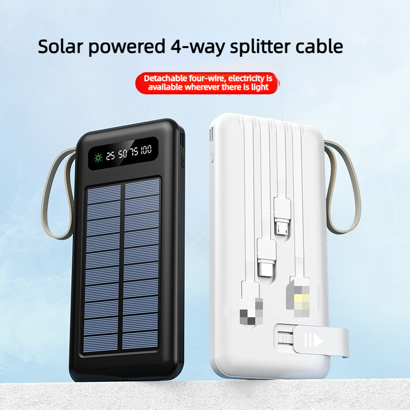 10000/20000mAh Outdoor Solar L - مراجعة Usb Charger Dynamo وسعره