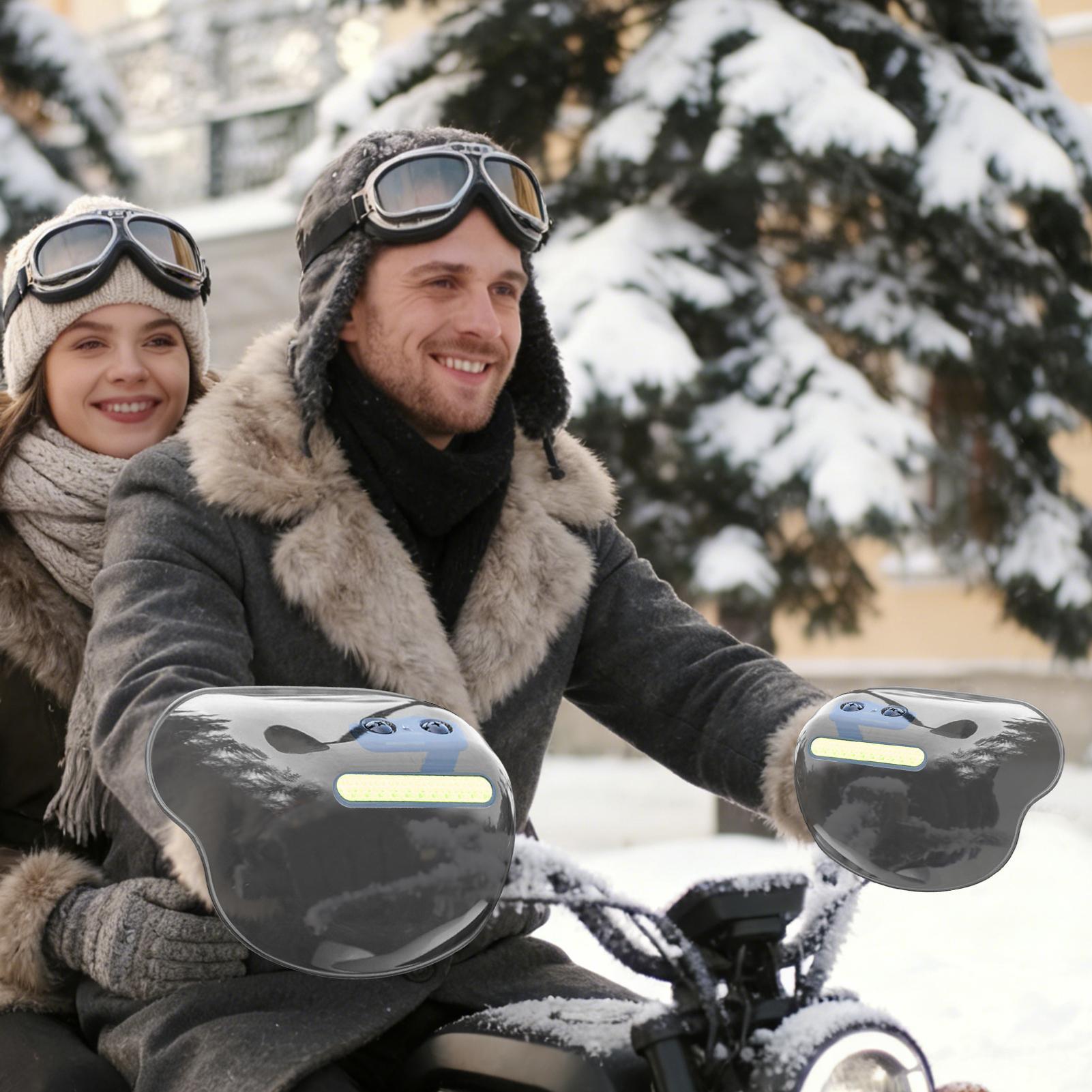Electric Scooter Handle Guard  - مراجعة Winter Cycling Commute وسعره