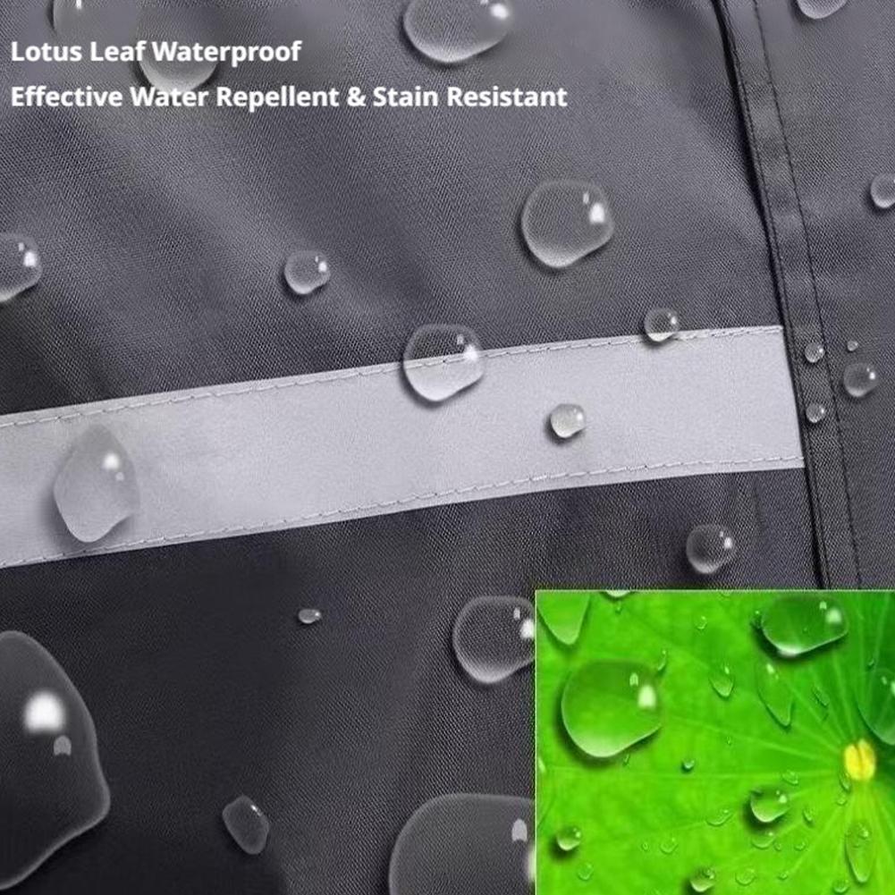 Waterproof Hooded Rain Poncho, - مراجعة Cycling Commute In Rain وسعره