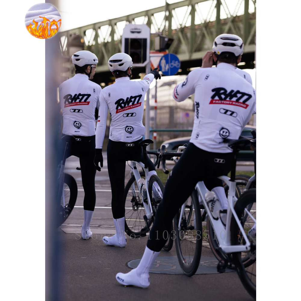 RH77 Bike Thermal Fleece Bicyc - مراجعة Cycling Commuter Jacket وسعره