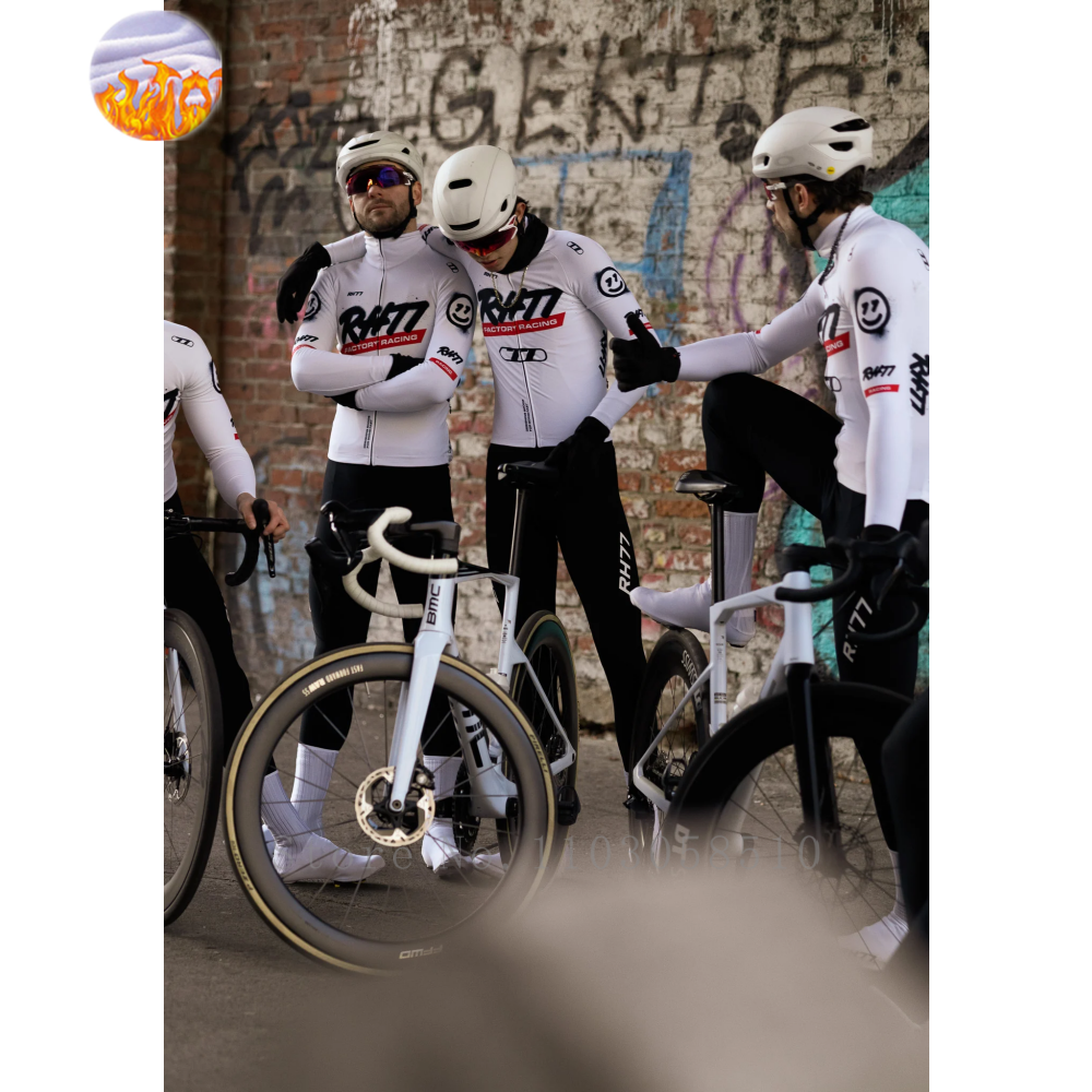 RH77 Bike Thermal Fleece Bicyc - مراجعة Cycling Commuter Jacket وسعره