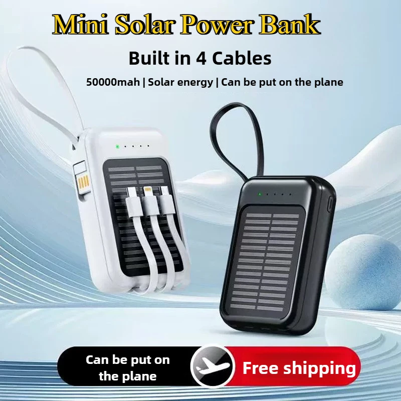 50000mAh Solar Power Bank Supe - مراجعة Usb Charger Dynamo وسعره