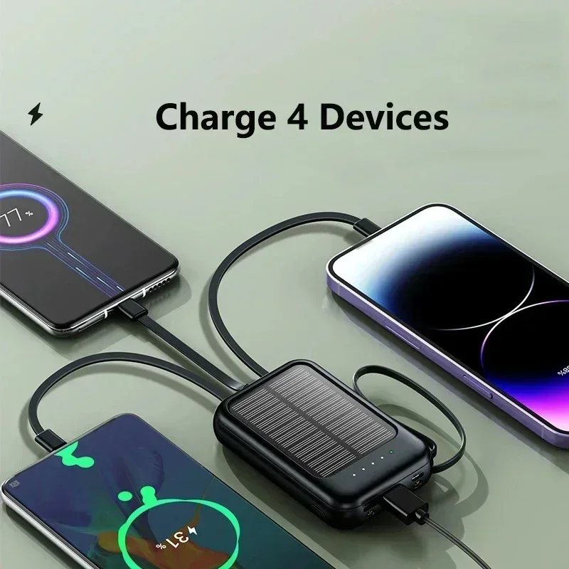 50000mAh Solar Power Bank Supe - مراجعة Usb Charger Dynamo وسعره
