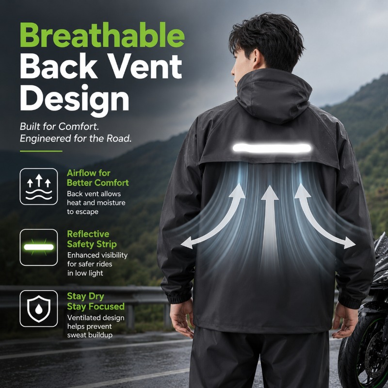 Unisex 2-Piece Waterproof Cycl - مراجعة Cycling Commute In Rain وسعره