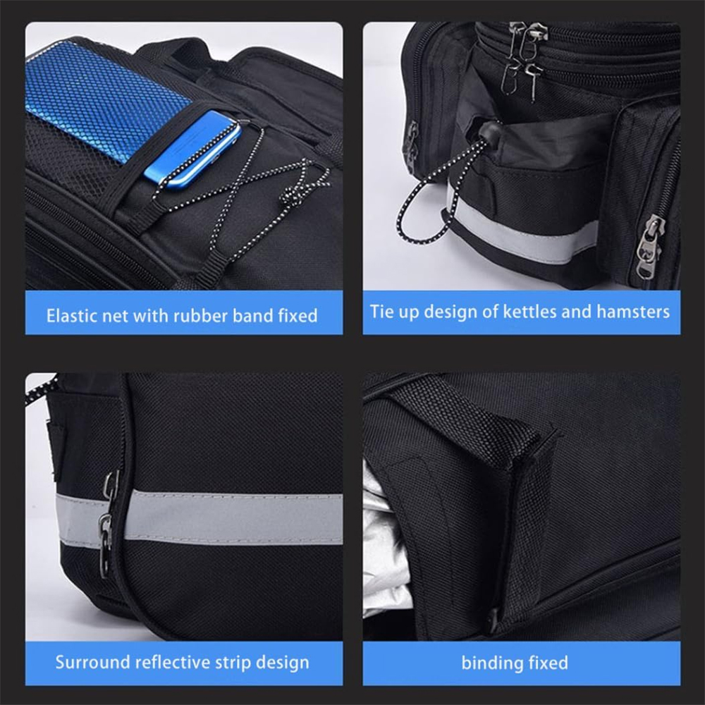 27L Bike Rear Rack Bag - Water - مراجعة Panniers Waterproof Rear وسعره