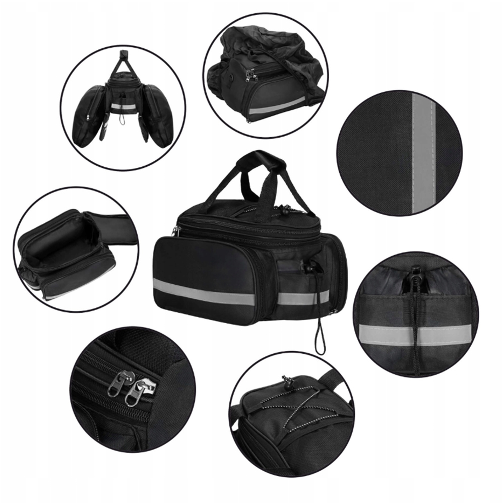 27L Bike Rear Rack Bag - Water - مراجعة Panniers Waterproof Rear وسعره