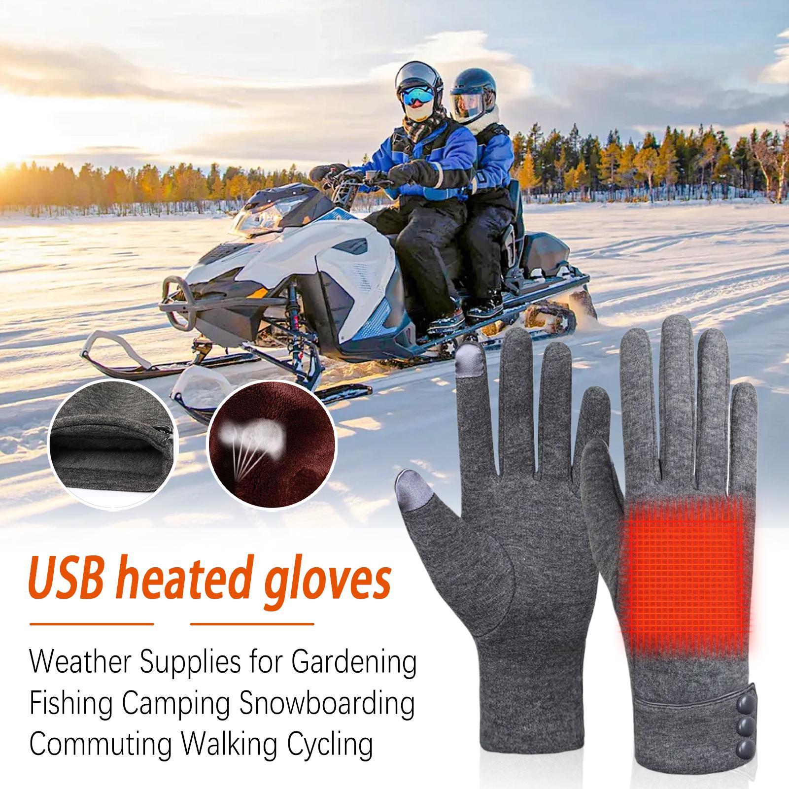 Heating Gloves 3-level USB Win - مراجعة Winter Cycling Commute وسعره