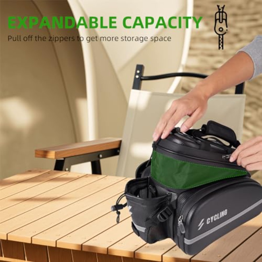 Bike Rack Bag for Trunk Mount  - مراجعة Panniers Waterproof Rear وسعره