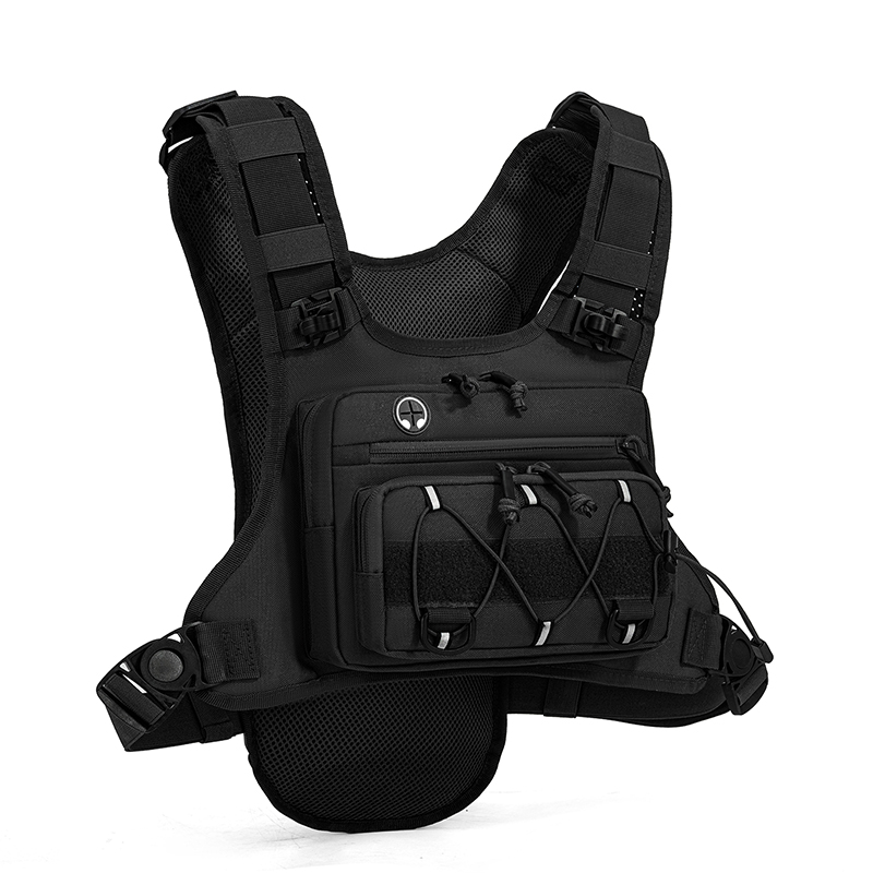 Tactical Bag Front Chest Rig V - مراجعة Reflective Vest Cycling وسعره