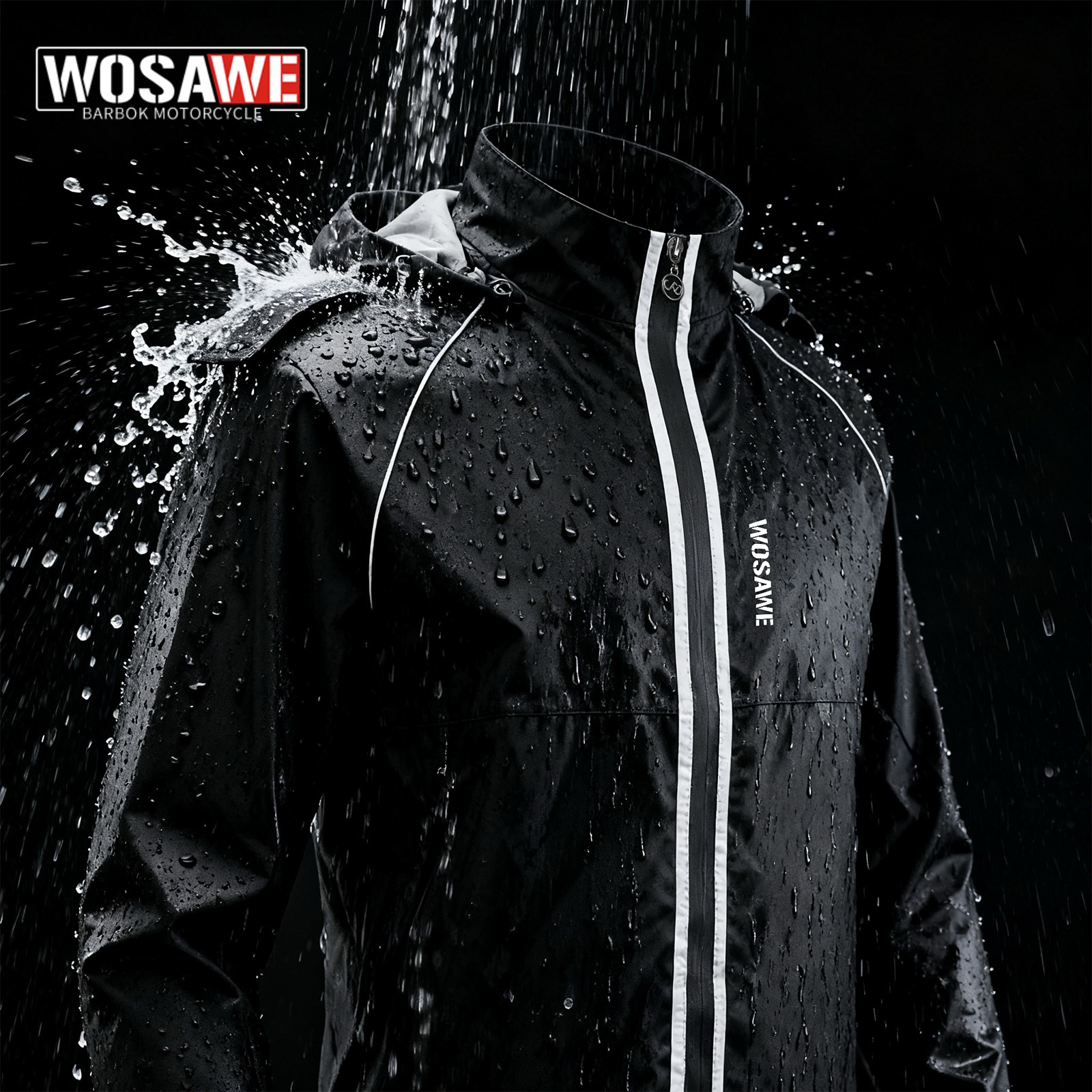 WOSAWE Reflective Motorcycle R - مراجعة Cycling Commute In Rain وسعره