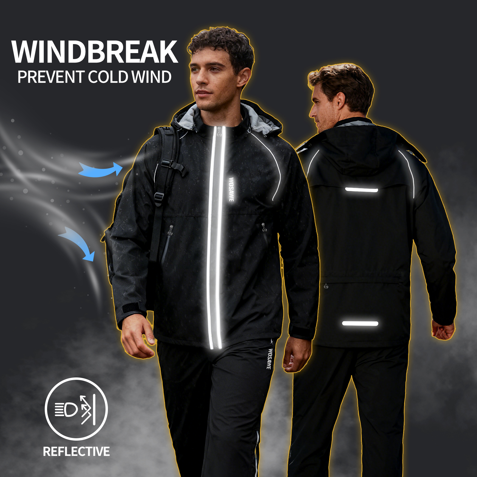 WOSAWE Reflective Motorcycle R - مراجعة Cycling Commute In Rain وسعره
