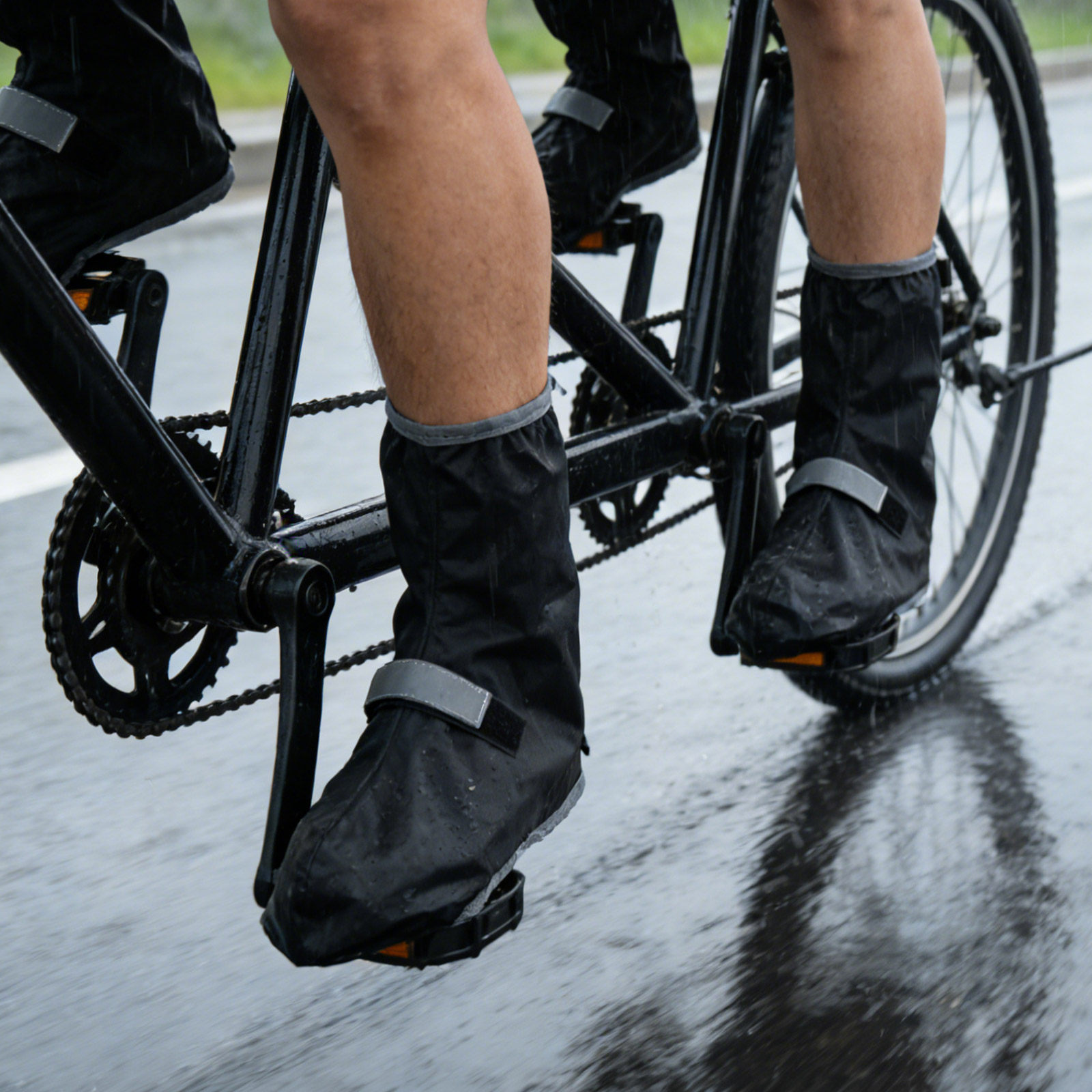 1Pair Waterproof Rain Shoe Cov - مراجعة Cycling Commute In Rain وسعره