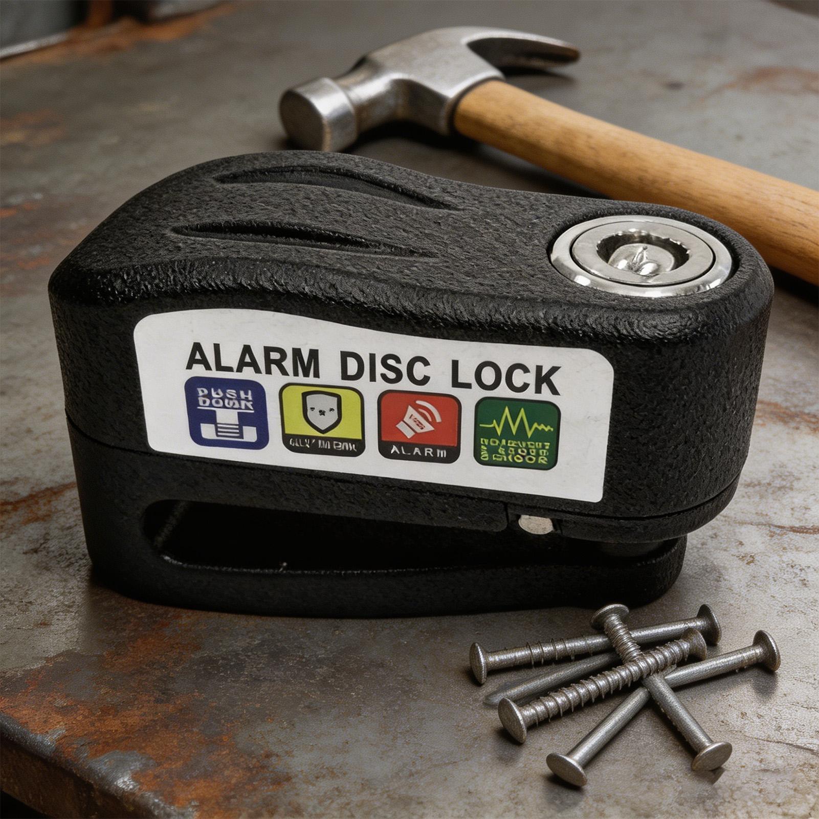110db Alarm Disc Lock Waterpro - مراجعة Commuter Bike Lock وسعره