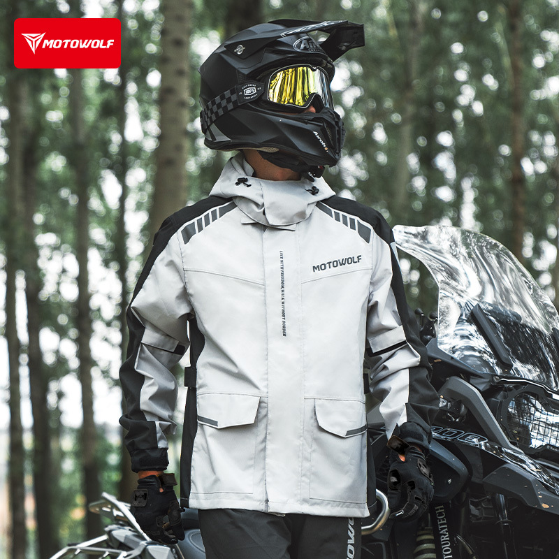 Motowolf Reflective Motorcycle - مراجعة Cycling Commute In Rain وسعره