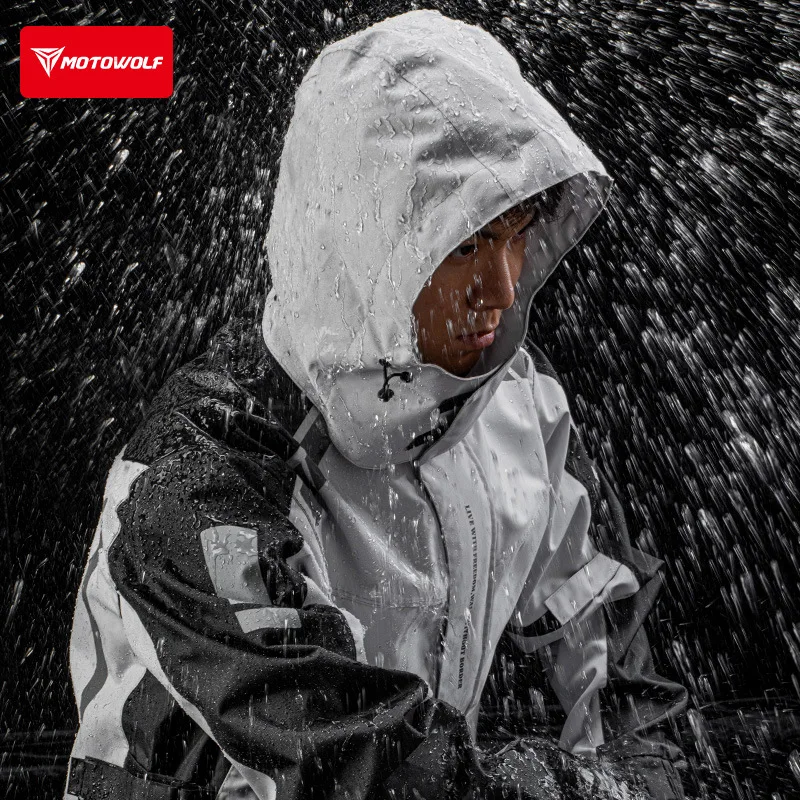 Motowolf Reflective Motorcycle - مراجعة Cycling Commute In Rain وسعره