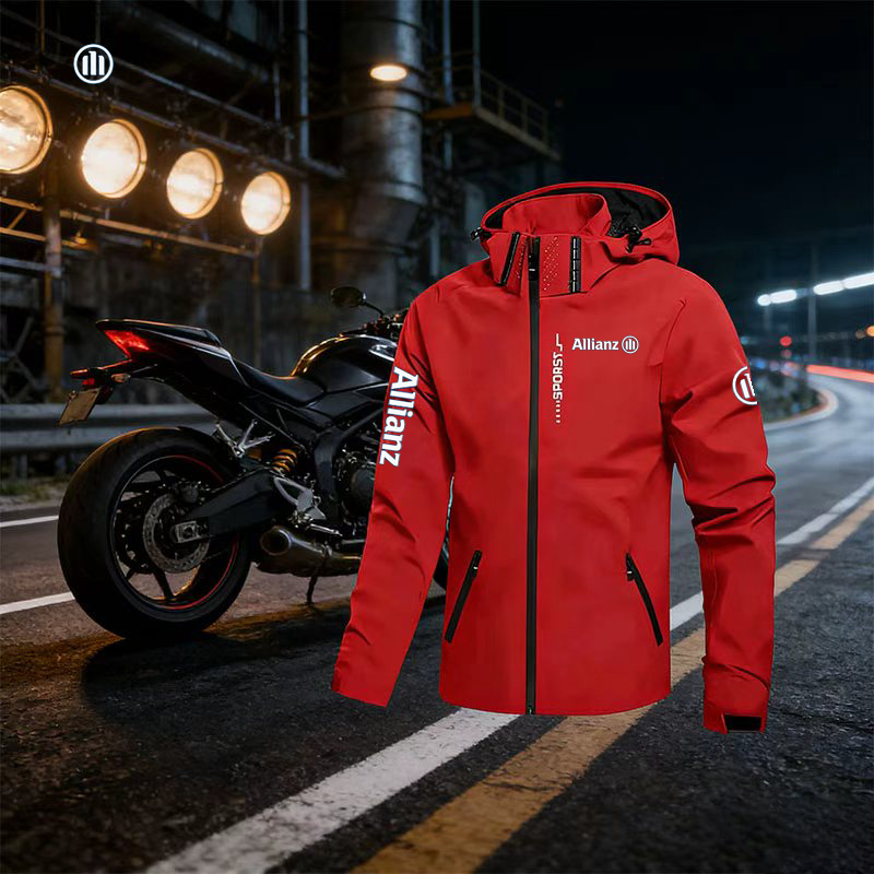 2026 allianz logo Men's outdoo - مراجعة Cycling Commuter Jacket وسعره