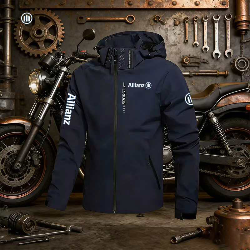 2026 allianz logo Men's outdoo - مراجعة Cycling Commuter Jacket وسعره