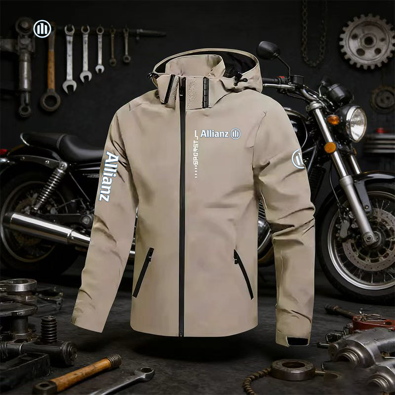 2026 allianz logo Men's outdoo - مراجعة Cycling Commuter Jacket وسعره