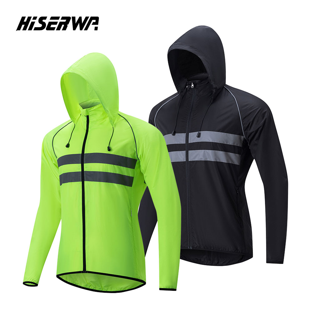 HISERWA Cycling Windbreaker Wi - مراجعة Cycling Commuter Jacket وسعره